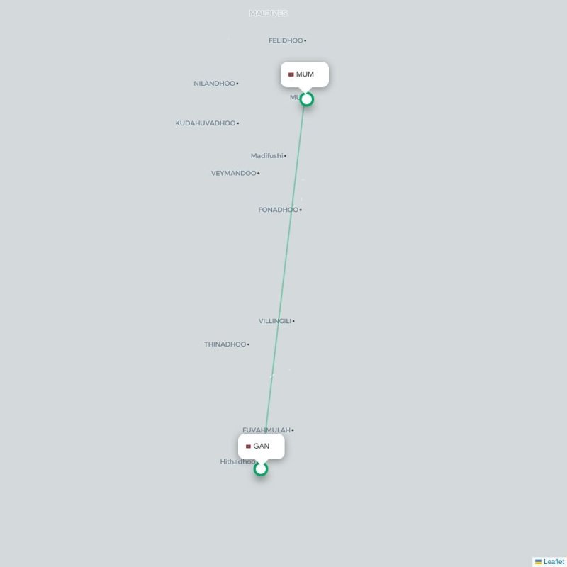 GAN - MUM route map