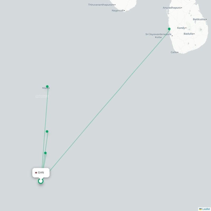 GAN - KDO route map