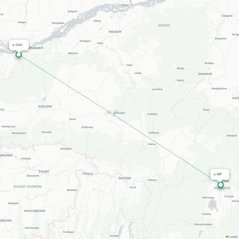 GAU - IMF route map
