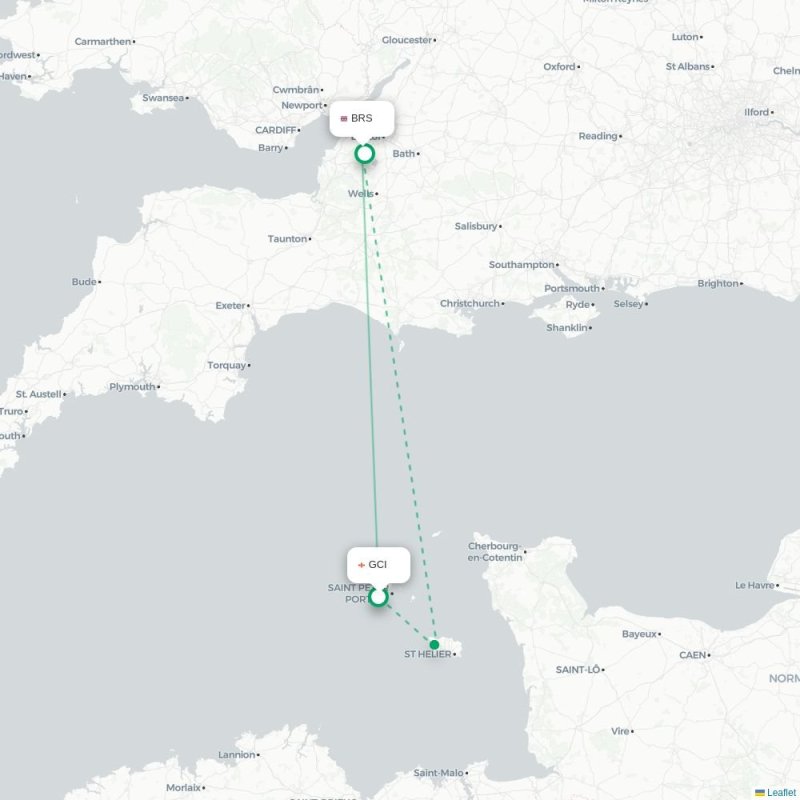 GCI - BRS route map
