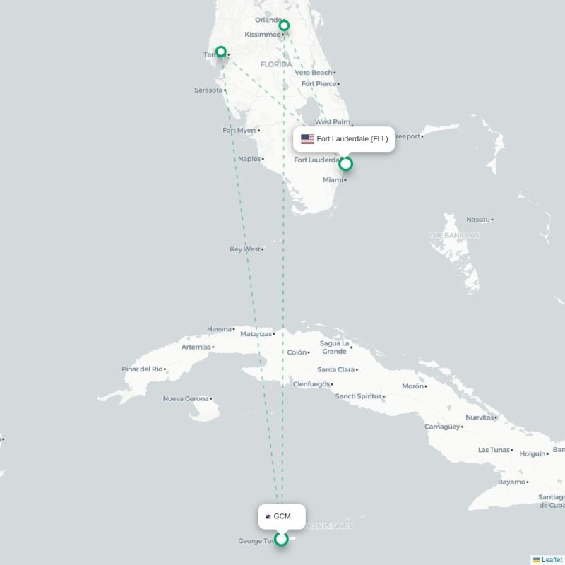 GCM - FLL route map