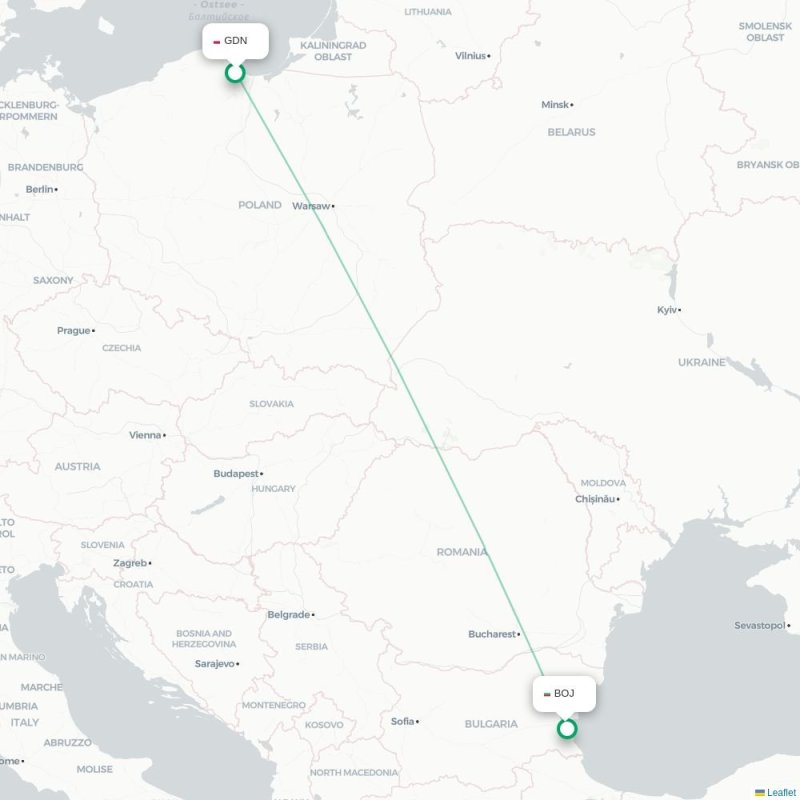 GDN - BOJ route map