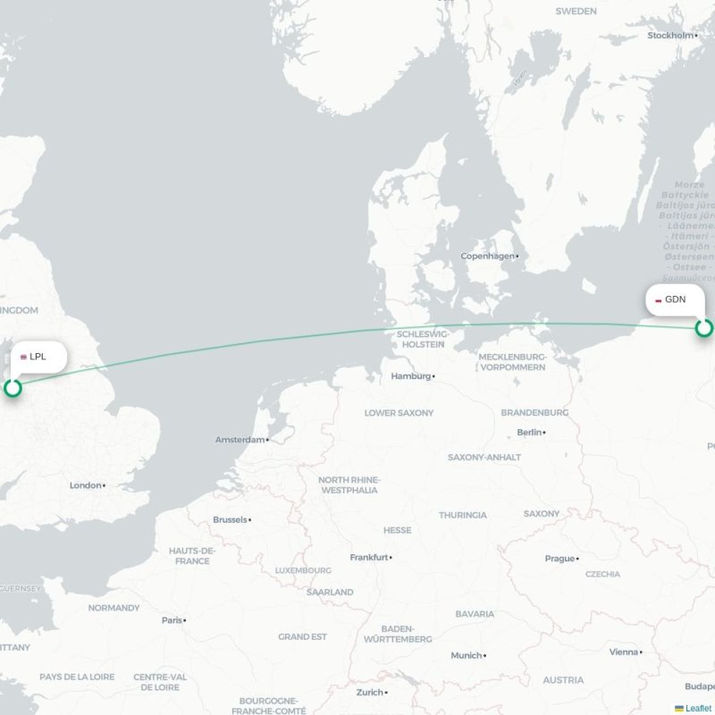 GDN - LPL route map
