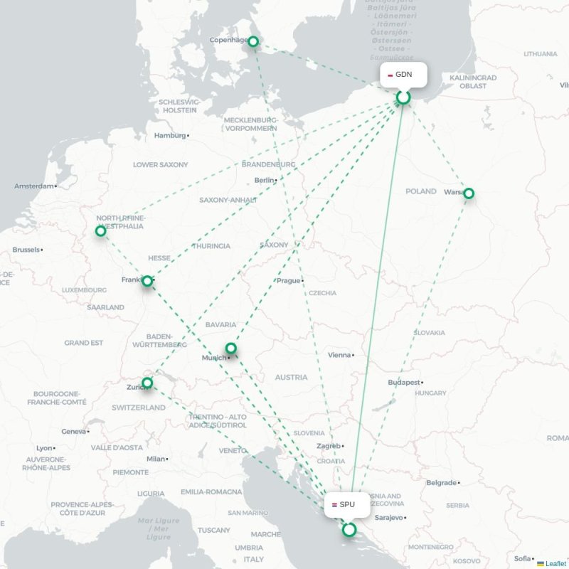 GDN - SPU route map