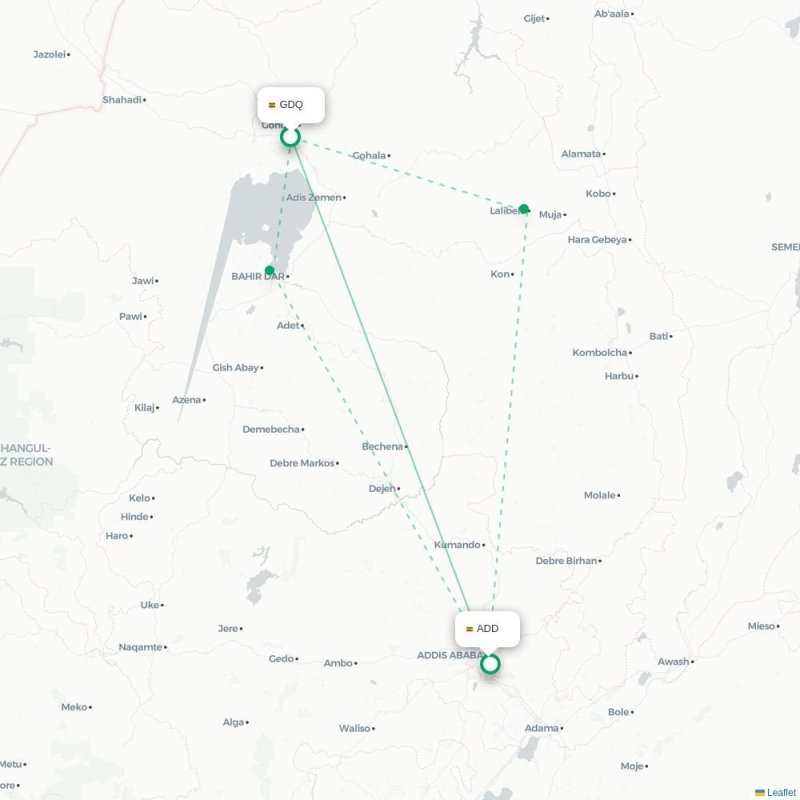 GDQ - ADD route map