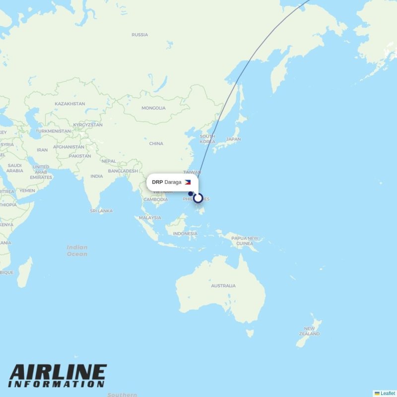 GGT - YYZ route map