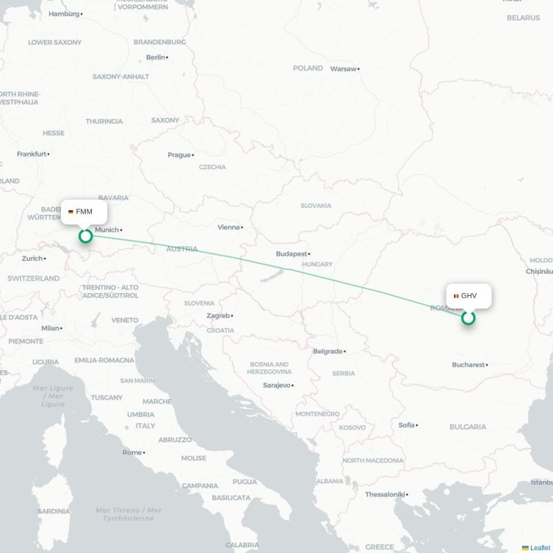 GHV - FMM route map
