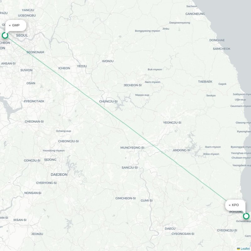 GMP - KPO route map