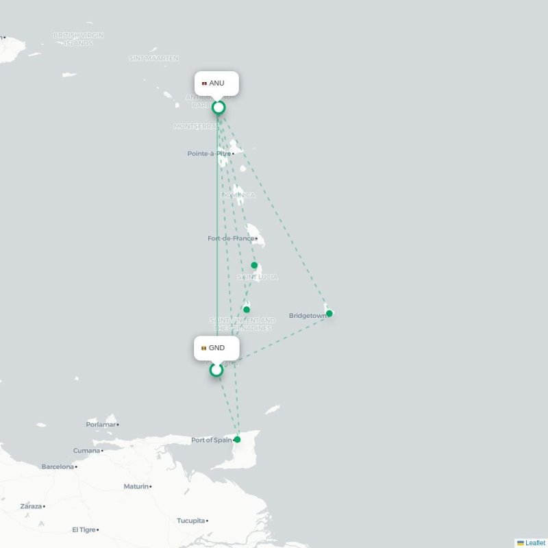 GND - ANU route map