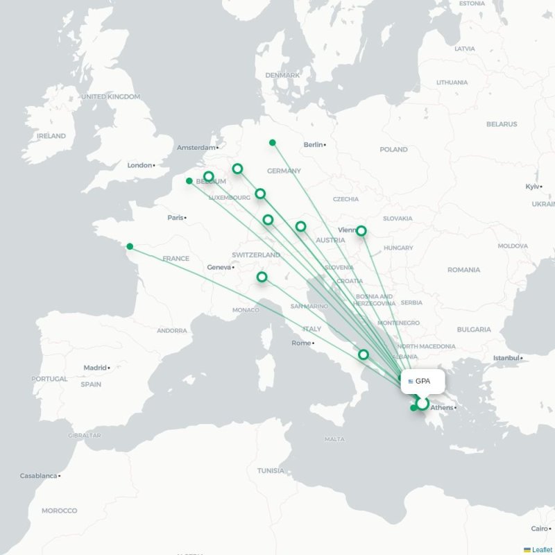 GPA - HAJ route map