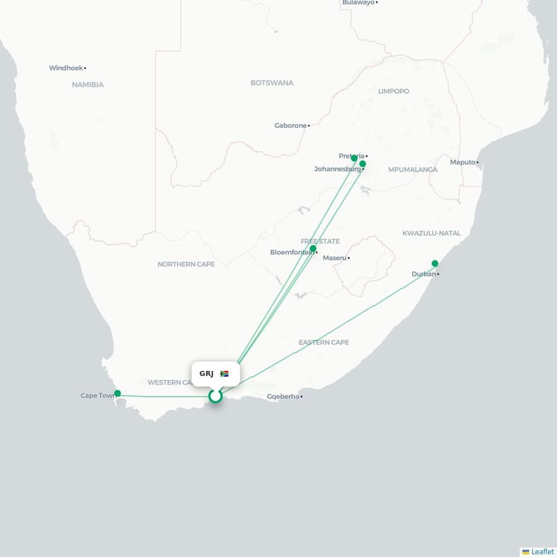 Route map George  GRJ 