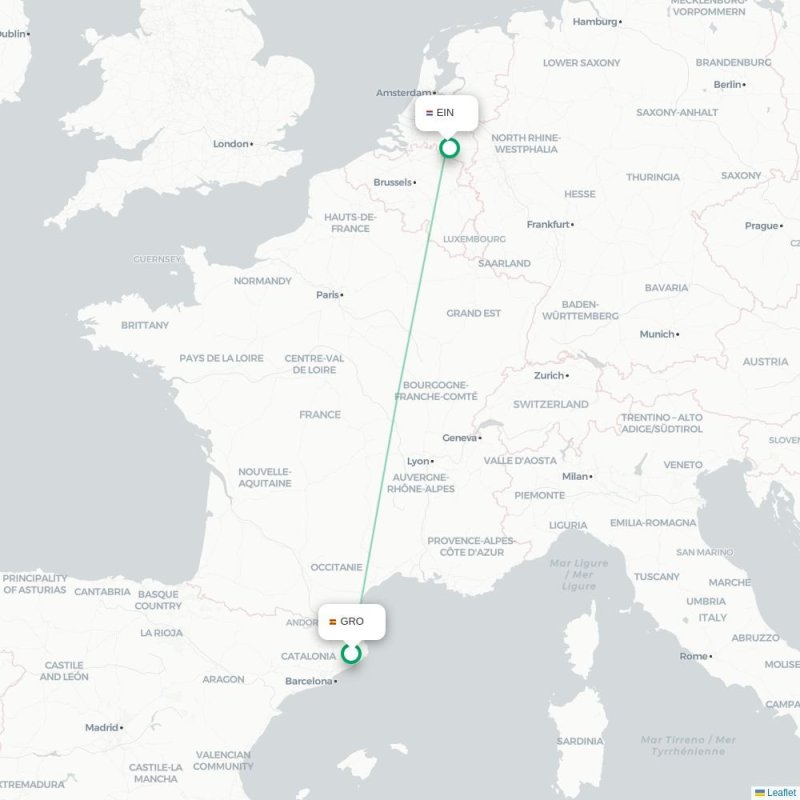 GRO - EIN route map