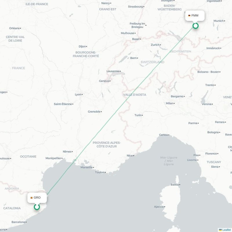 GRO - FMM route map