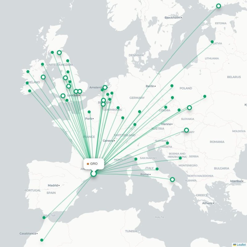GRO - PSR route map