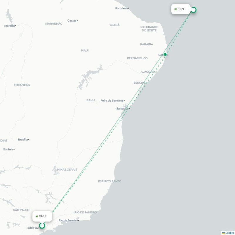 GRU - FEN route map
