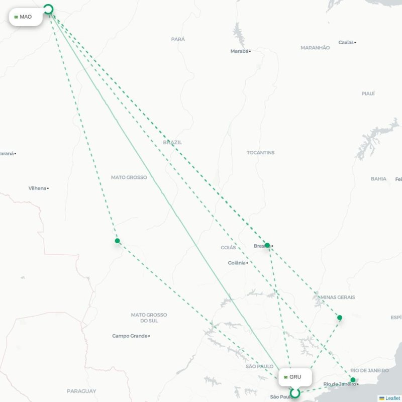 GRU - MAO route map