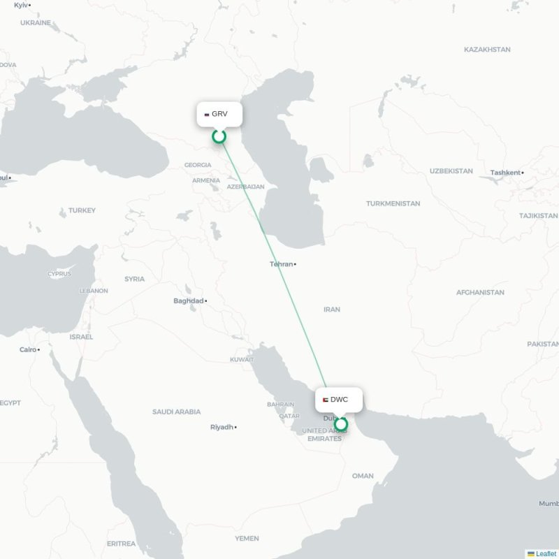 GRV - DWC route map
