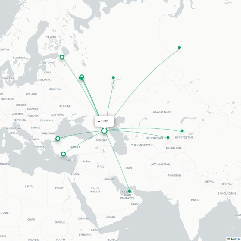 GRV - BSZ route map