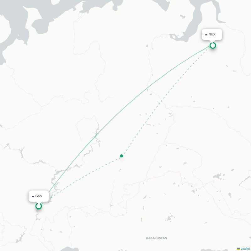 GSV - NUX route map