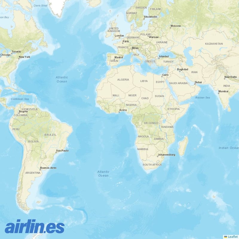 Route map Columbus  GTR airport