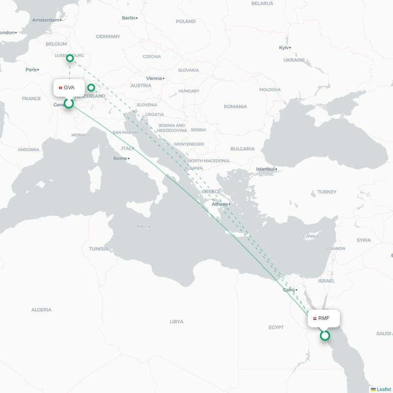 GVA - RMF route map