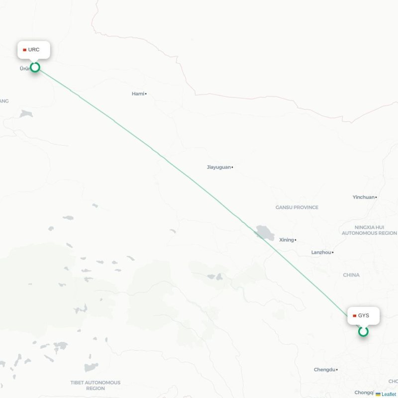 GYS - URC route map