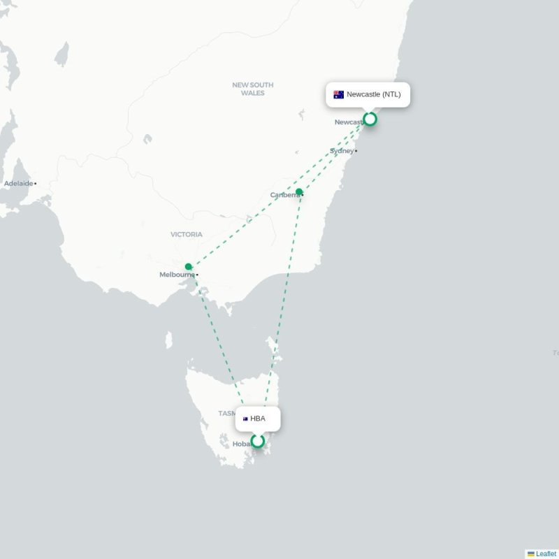 HBA - NTL route map