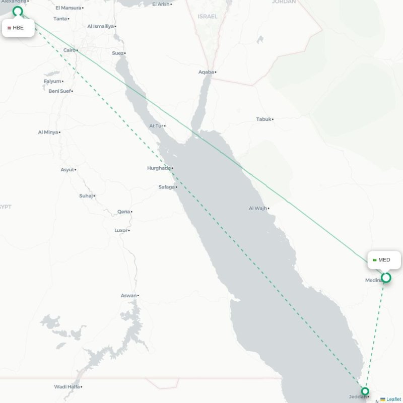 HBE - MED route map