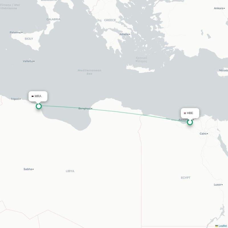 HBE - MRA route map