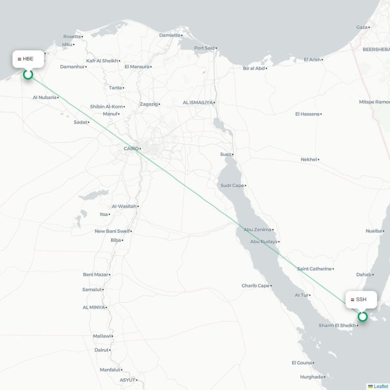 HBE - SSH route map