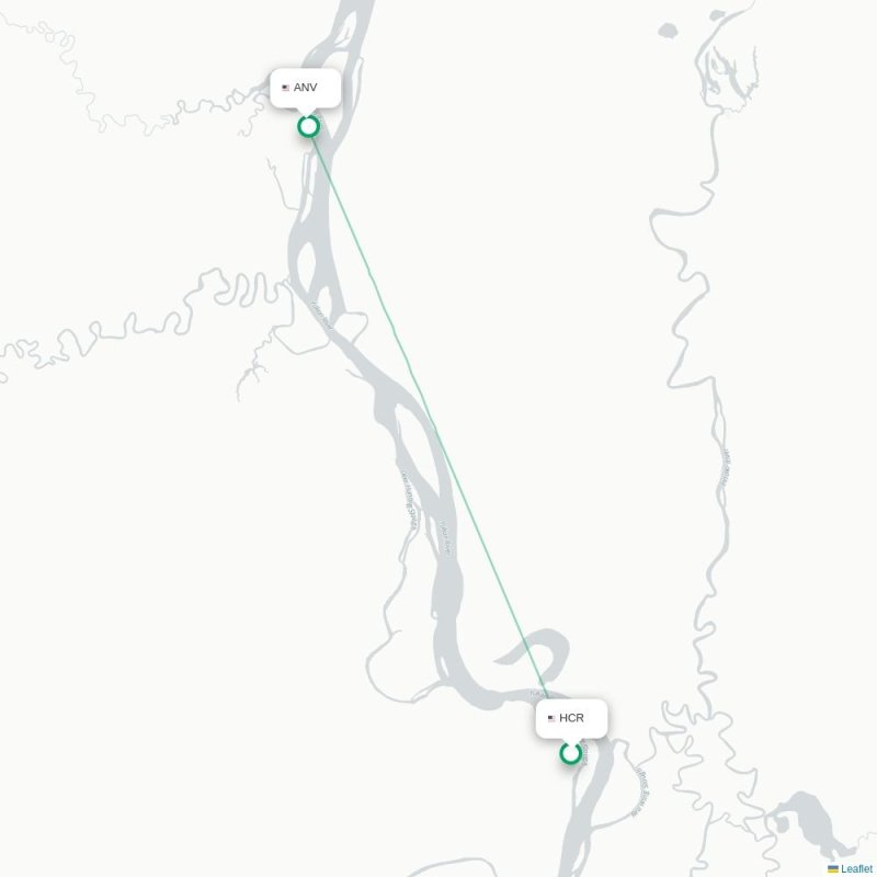 HCR - ANV route map