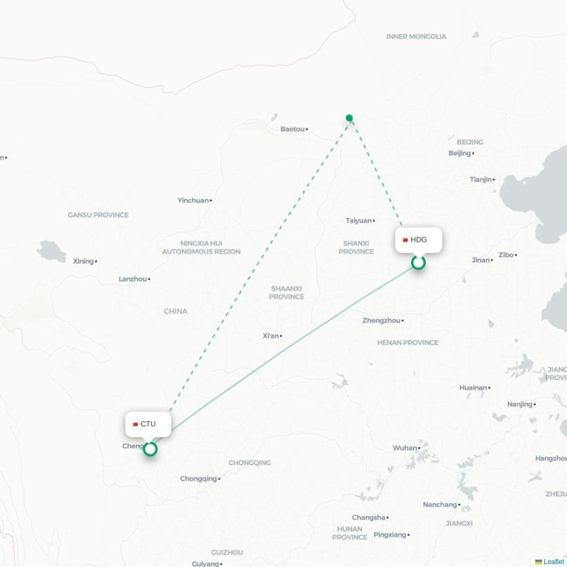 HDG - CTU route map