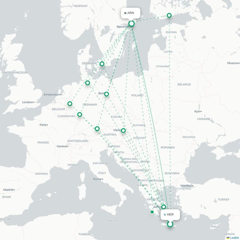 HER - ARN route map