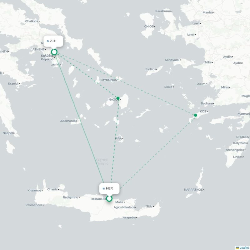 HER - ATH route map