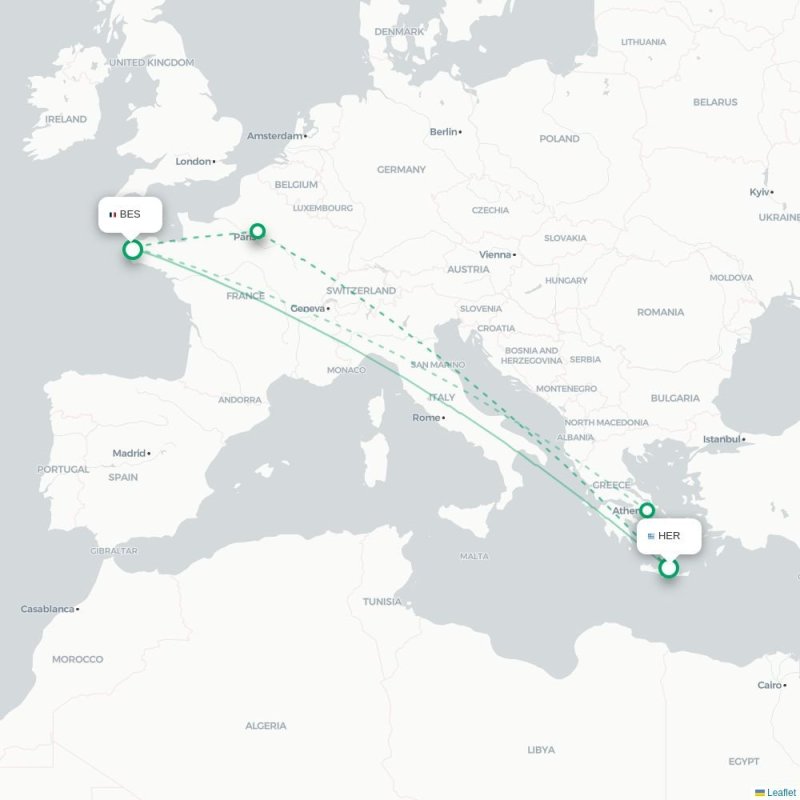 HER - BES route map