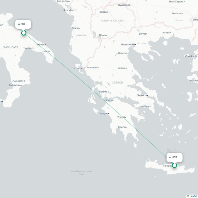 HER - BRI route map