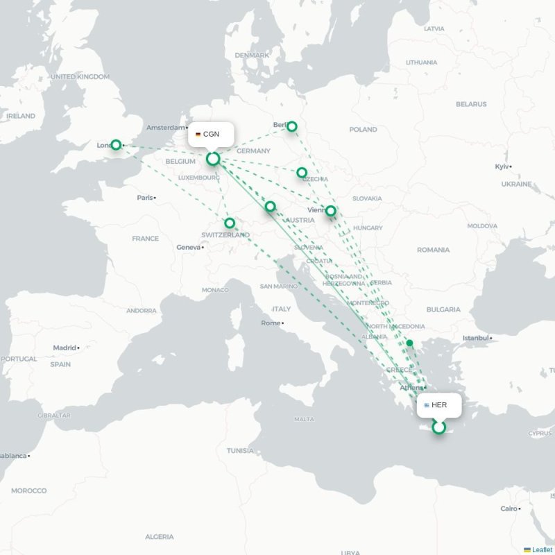 HER - CGN route map