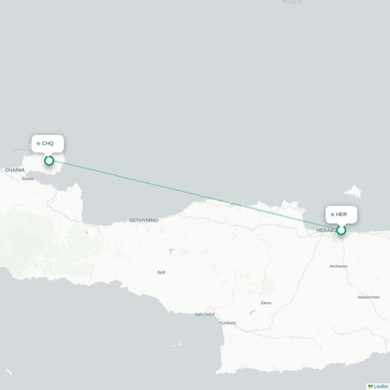 HER - CHQ route map