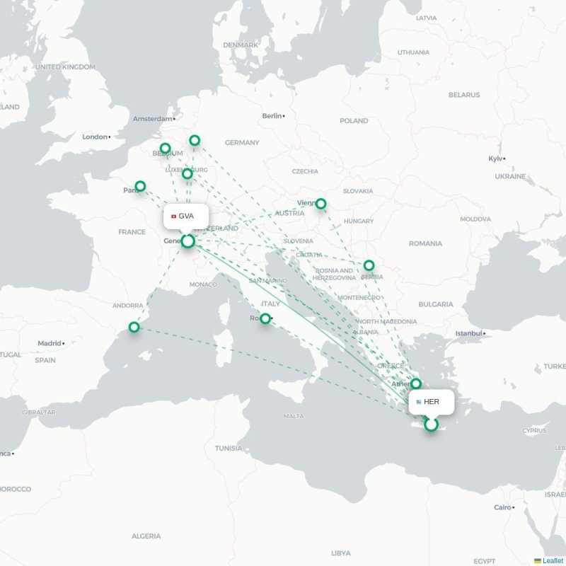 HER - GVA route map