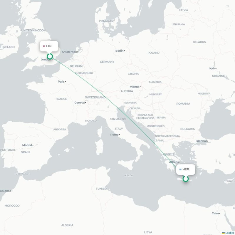 HER - LTN route map