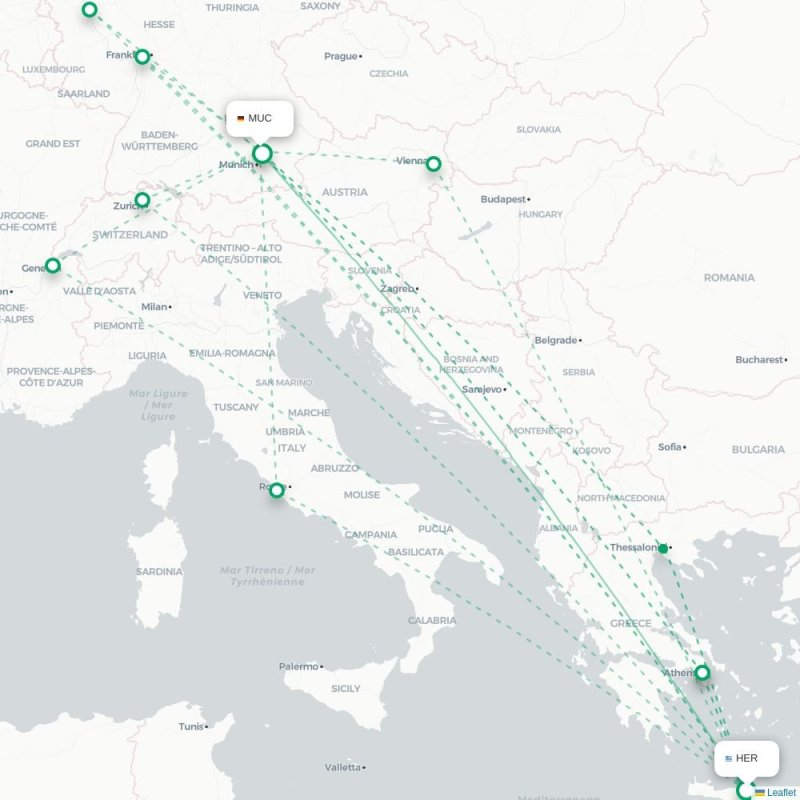 HER - MUC route map