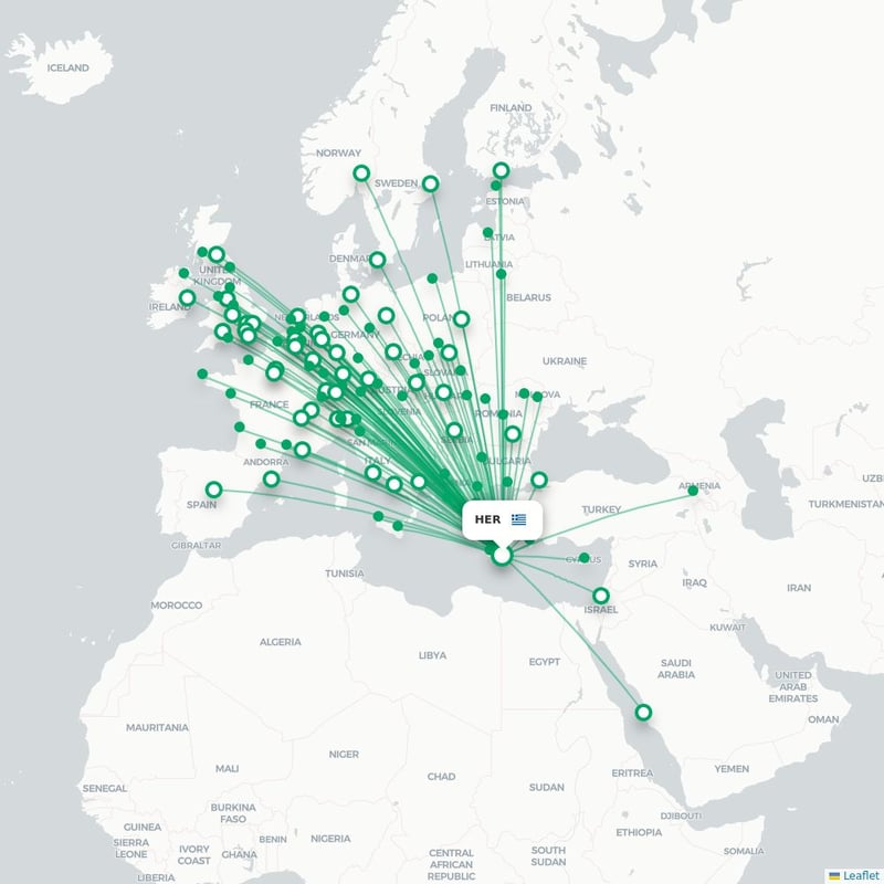 Route map Heraklion  HER 