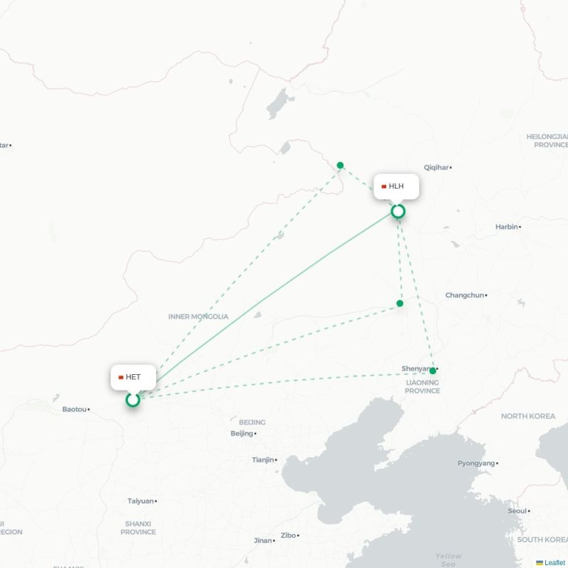 HET - HLH route map