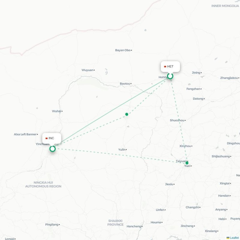 HET - INC route map