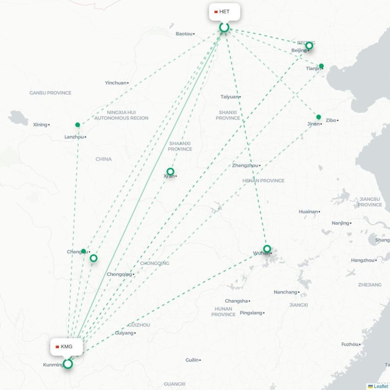 HET - KMG route map