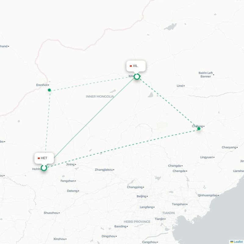 HET - XIL route map