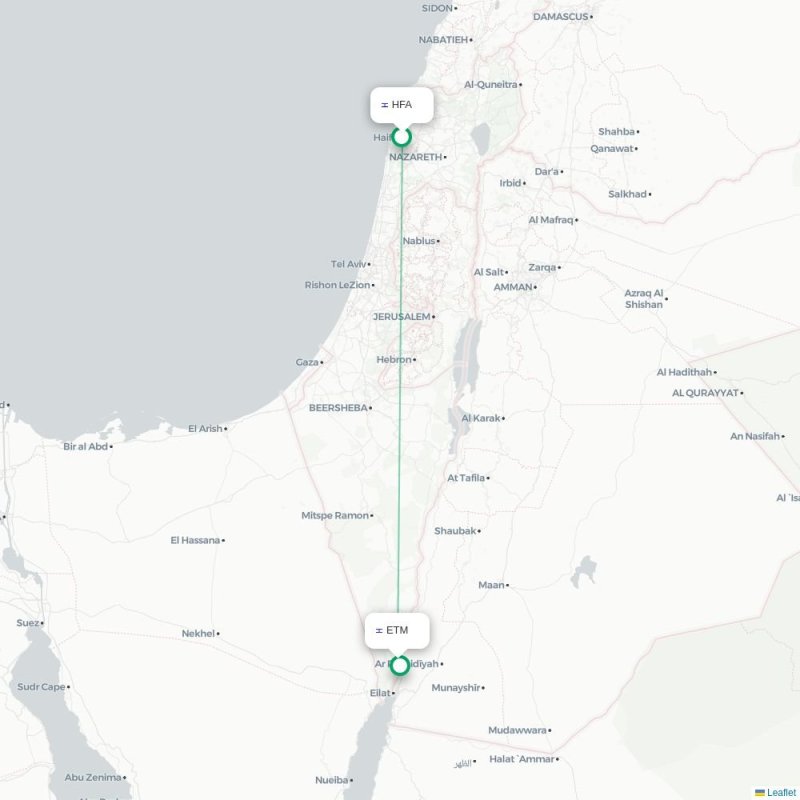 HFA - ETM route map