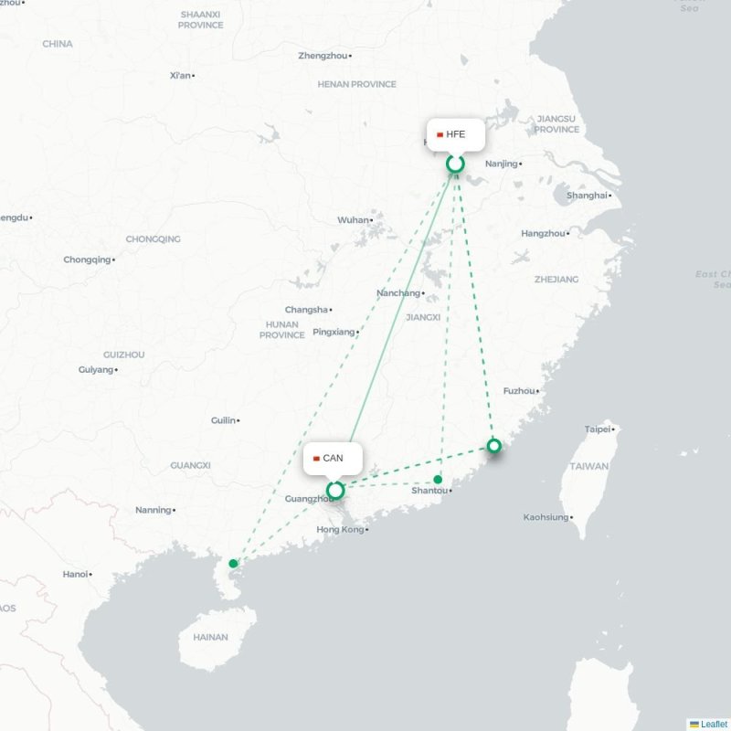 HFE - CAN route map