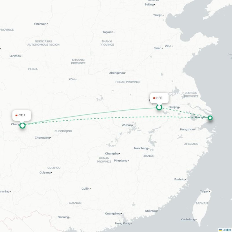 HFE - CTU route map