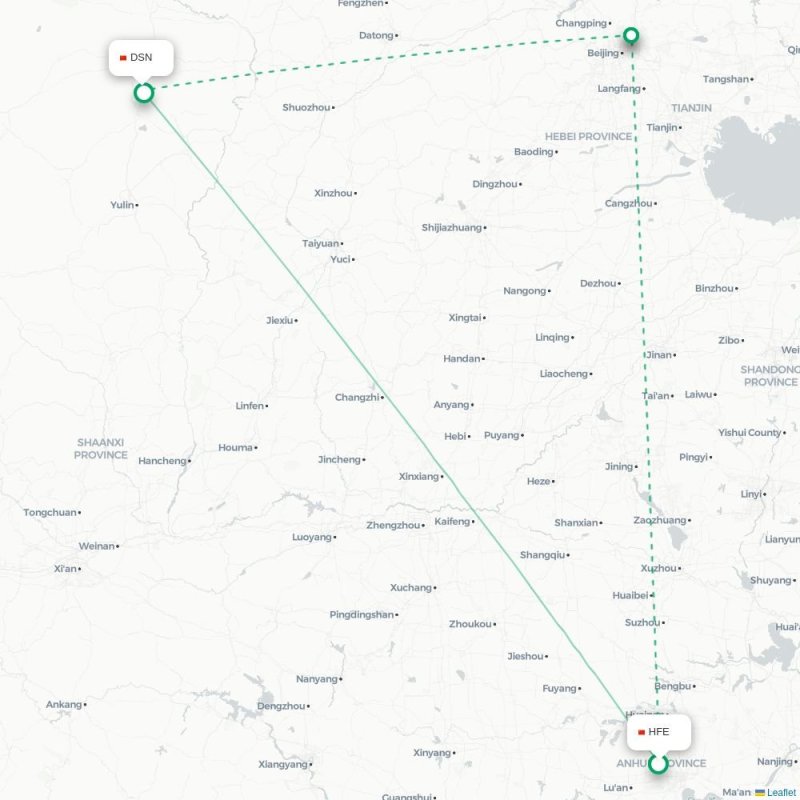 HFE - DSN route map